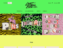Tablet Screenshot of laserkitten.com